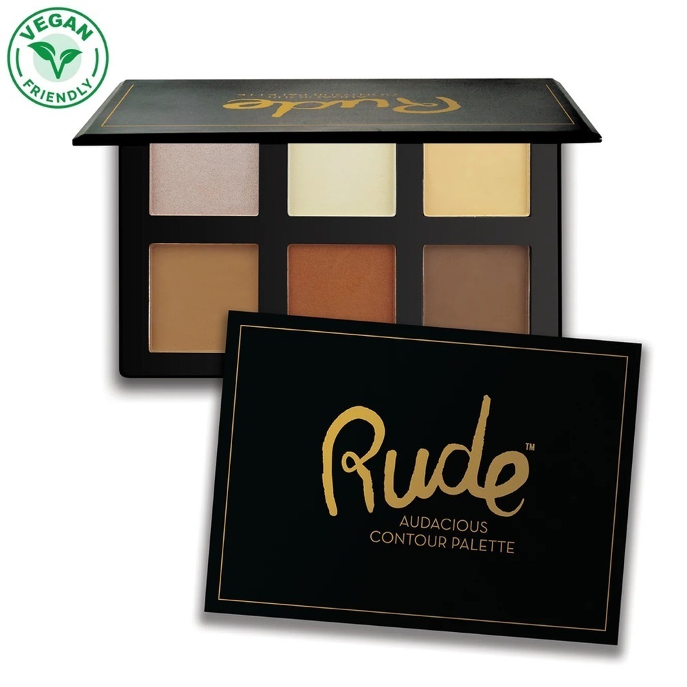 RUDE Audacious 6-Shade Contour Palette NIB